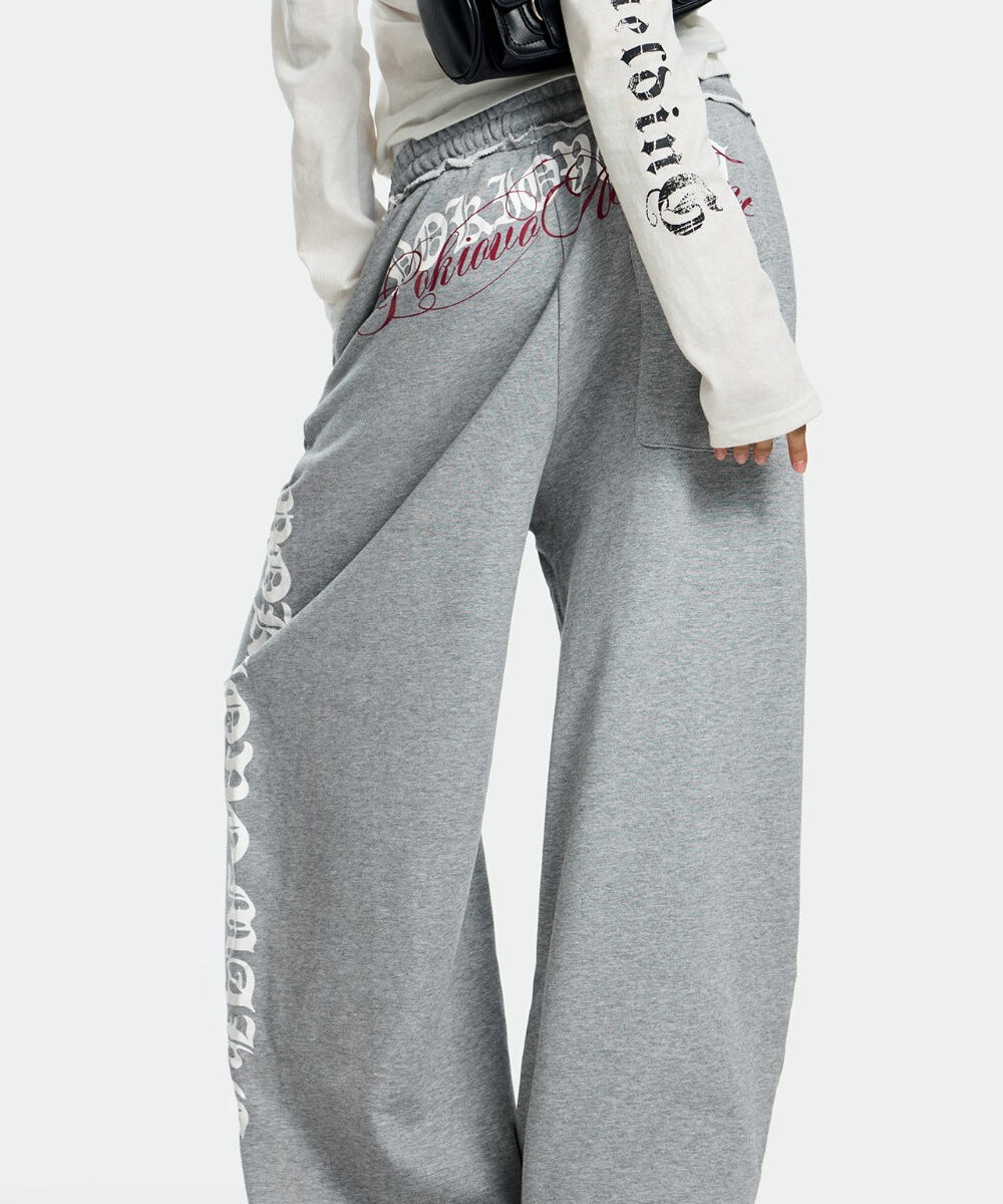Loose Dropped Shoulder Sweat Pants